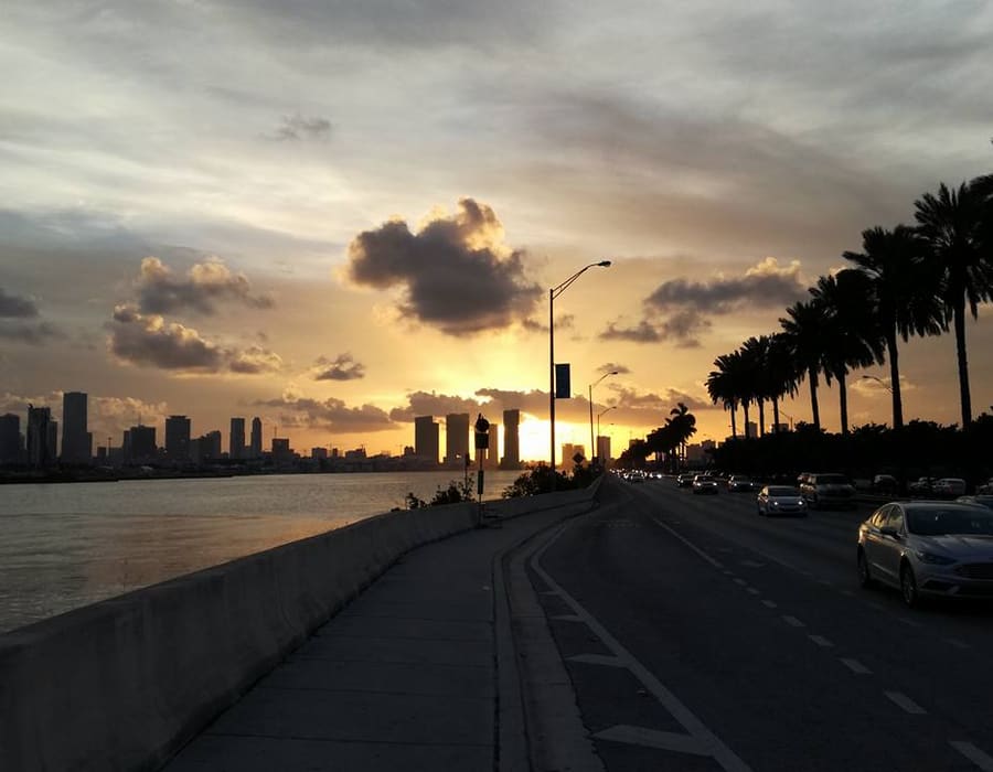 Atardecer en South Beach